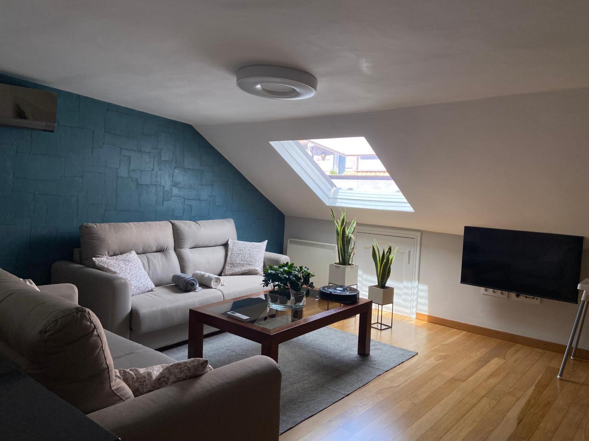 Apartamento Atico 22 - Centrico, Aire Acondicionado Y Parking Vilagarcía de Arousa Exterior foto